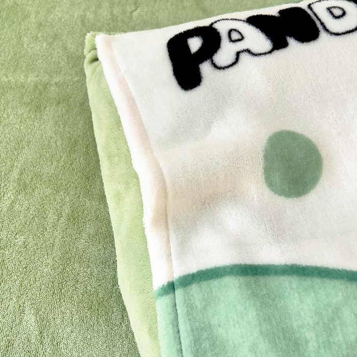 91家纺网 家纺一手货源 找家纺 嗨生活 2025新款牛奶绒数码印花原创大版卡通幼儿园套件幼儿园三件套 快乐熊猫