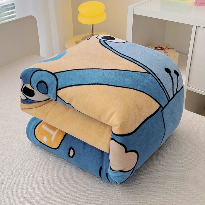 91家纺网 家纺一手货源 找家纺 嗨生活 2025新款牛奶绒数码印花原创大版卡通幼儿园套件幼儿园三件套 挖掘机