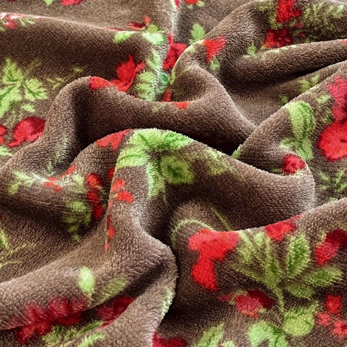 91家纺网 家纺一手货源 找家纺 尚美 2025新款法式复古风大花边绒床盖被套四件套（花边随机） 复古风花妖