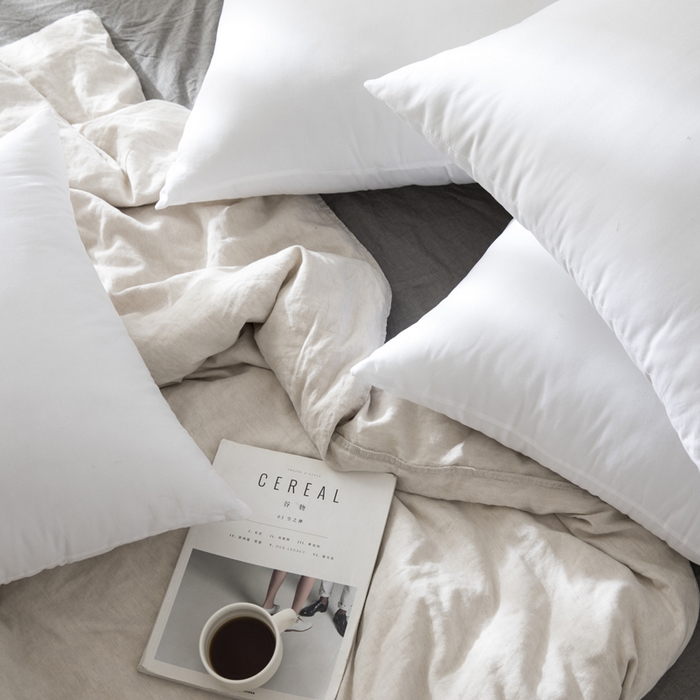 91家纺网 家纺一手货源 找家纺 （总）李帅家居 2025新款加厚纯白超柔磨毛抱枕芯加工定制低价跑量磨毛枕芯