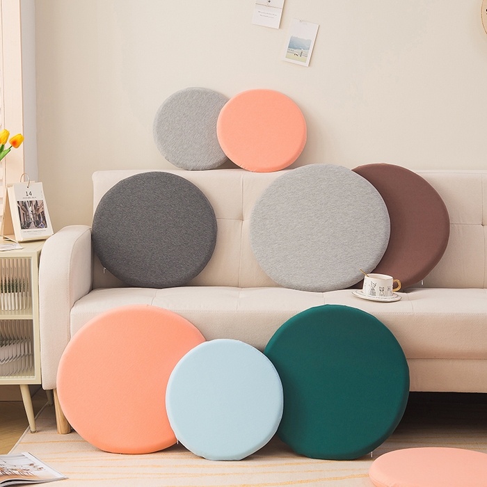 91家纺网 家纺一手货源 找家纺 （总）李帅家居 2025新款无印记忆棉圆垫蒲团坐垫椅子垫批发吧台凳子垫