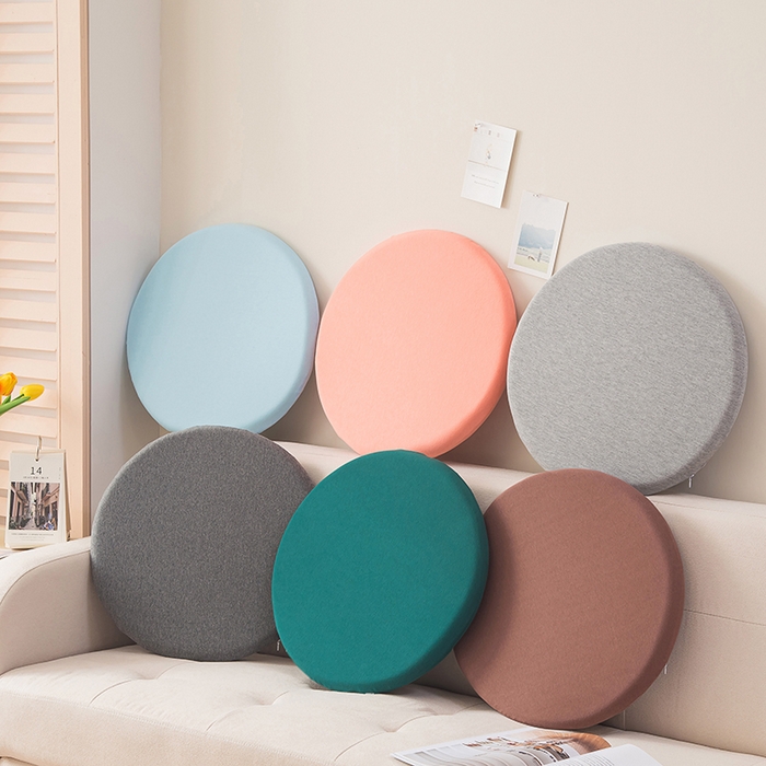 91家纺网 家纺一手货源 找家纺 （总）李帅家居 2025新款无印记忆棉圆垫蒲团坐垫椅子垫批发吧台凳子垫