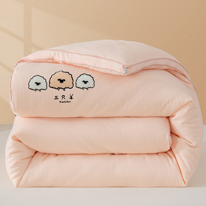 91家纺网 家纺一手货源 找家纺 （总）蓝冰家纺 2025新款塔芙绒提花毛毯