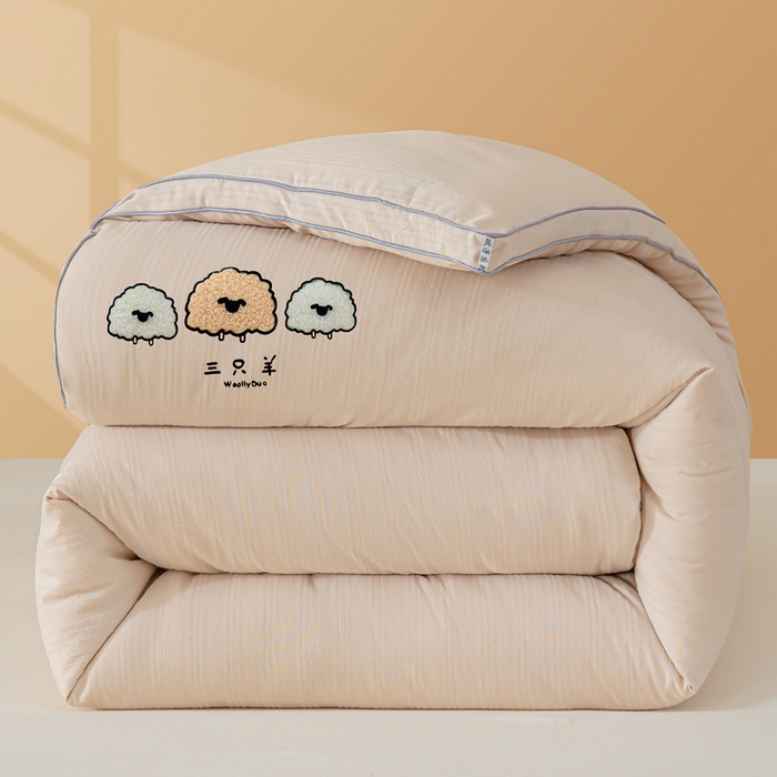 91家纺网 家纺一手货源 找家纺 （总）蓝冰家纺 2025新款羊提花被被子被芯