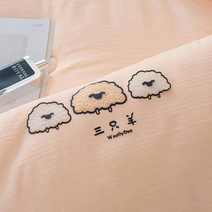 91家纺网 家纺一手货源 找家纺 （总）蓝冰家纺 2025新款羊提花被被子被芯