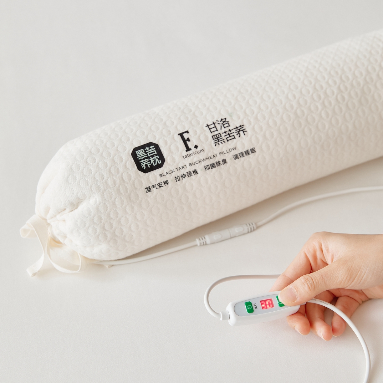 91家纺网 家纺一手货源 找家纺 境月枕芯坊 2025新款颈椎牵引枕枕头枕芯 颈椎牵引热敷枕