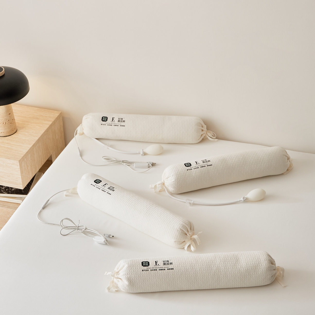 91家纺网 家纺一手货源 找家纺 境月枕芯坊 2025新款颈椎牵引枕枕头枕芯 组合图仅做展示不可下单