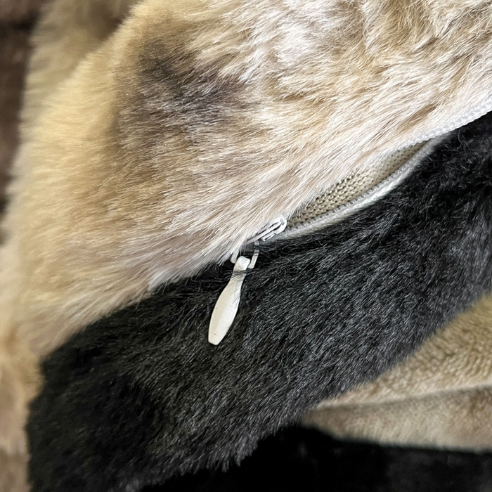 91家纺网 家纺一手货源 找家纺 大元 2025新款亲肤舒适兔绒包边美拉德系兔绒四件套 韵赫浅玫