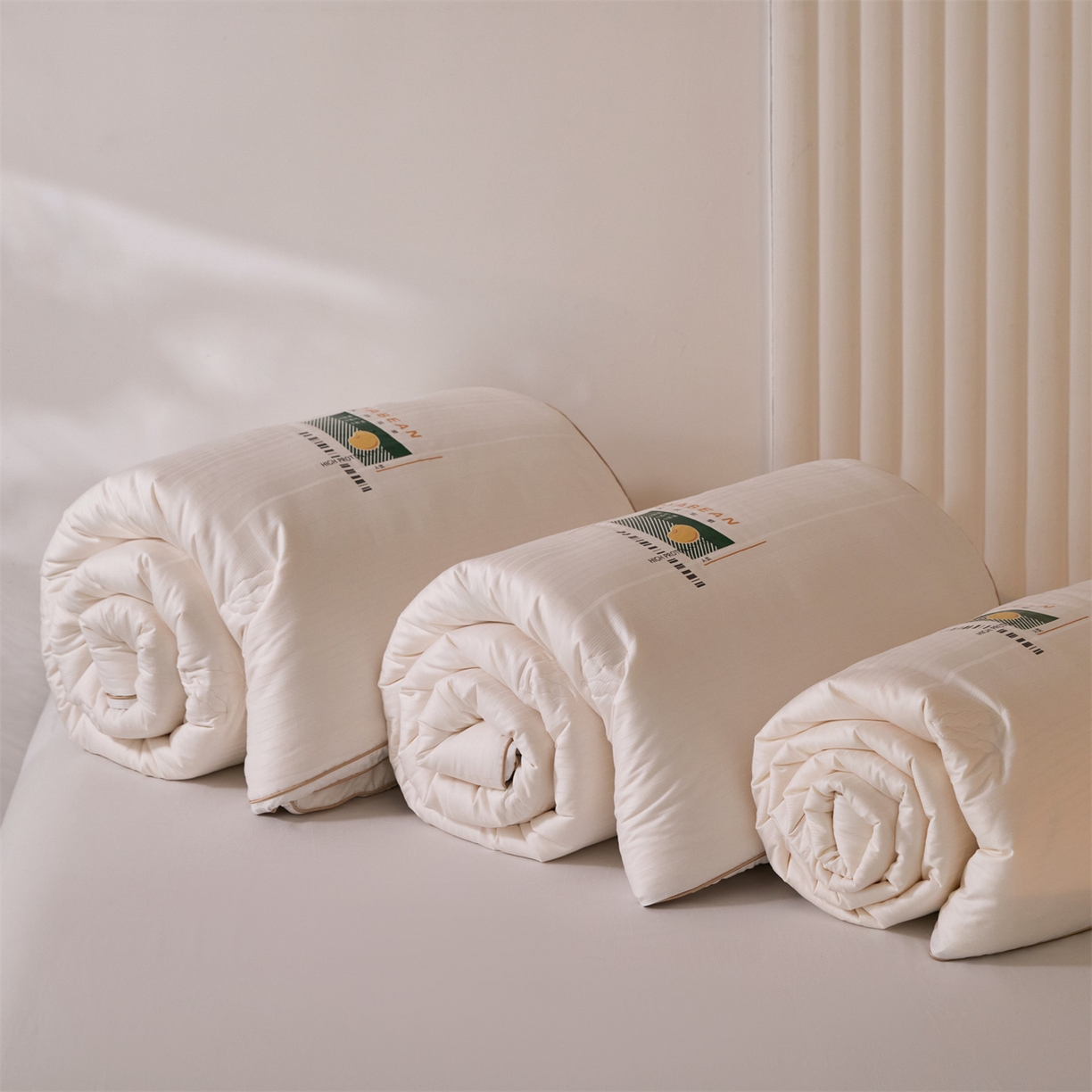 （总）头等舱  2025新款全棉提花A类30大豆7A抗菌立体被（空镜图）