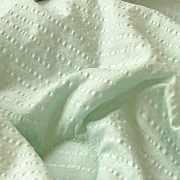 91家纺网 家纺一手货源 找家纺 梦莎被业 2025新款A类无染针织水洗棉大豆被拉链款二合一子母被春秋加厚冬被 抹茶绿