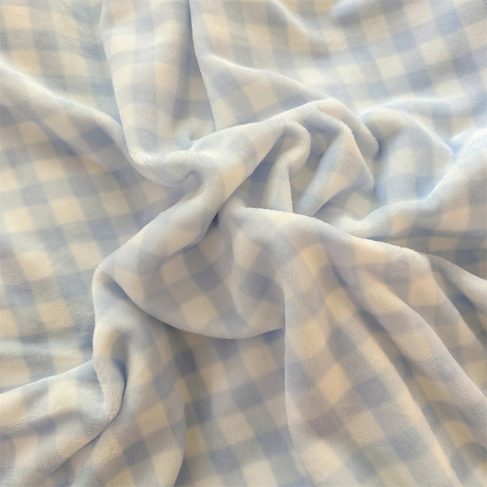 91家纺网 家纺一手货源 找家纺 艾特你 2025新款200g全工艺牛奶绒花边款四件套吊边床单 花边绒-天蓝格