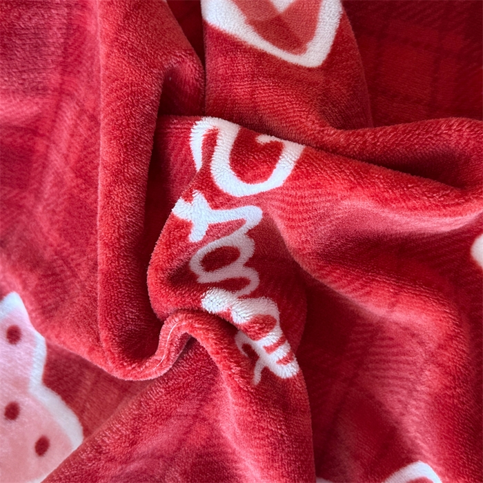 91家纺网 家纺一手货源 找家纺 艾特你 2025新款200g全工艺牛奶绒花边款四件套吊边床单 花边绒-圣诞星星