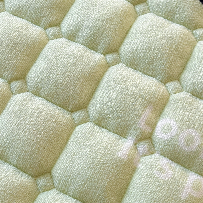 91家纺网 家纺一手货源 找家纺 喜居 2025新款A类水晶边牛奶绒夹棉床褥垫 欢乐熊猫