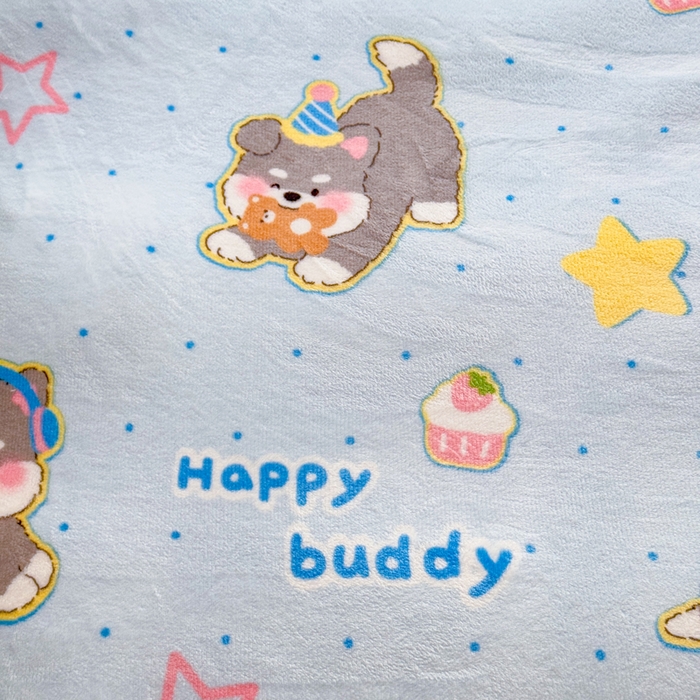 91家纺网 家纺一手货源 找家纺 梦舒阳家纺 2025牛奶绒四件套牛奶绒单被套牛奶绒床笠款四件套小清新可爱套件 布丁狗