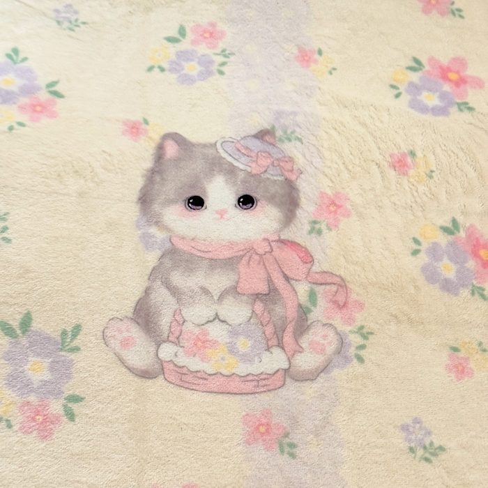 91家纺网 家纺一手货源 找家纺 梦舒阳家纺 2025牛奶绒四件套牛奶绒单被套牛奶绒床笠款四件套小清新可爱套件 猫咪酱