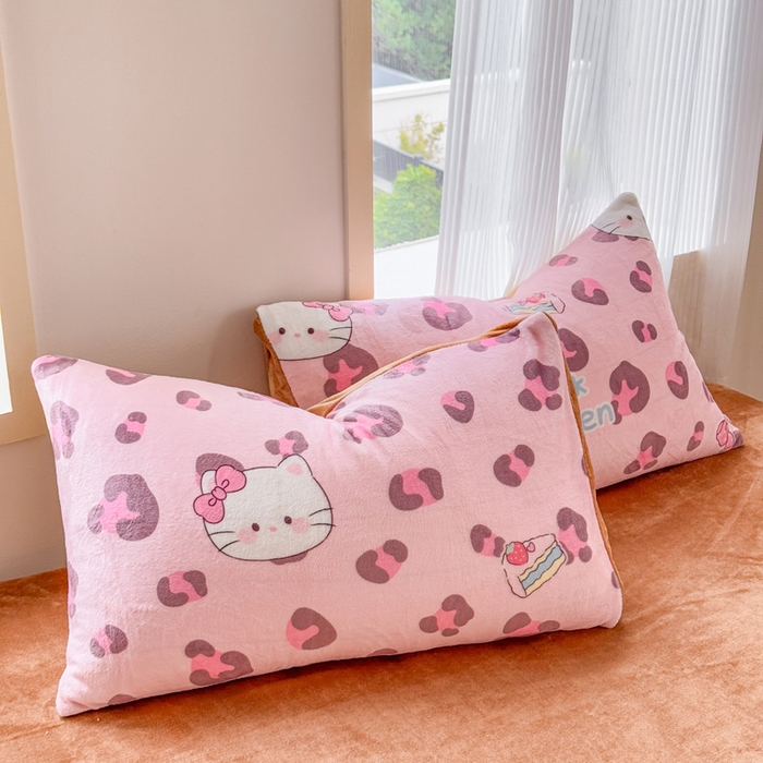 91家纺网 家纺一手货源 找家纺 （总）梦舒阳家纺 2025牛奶绒四件套牛奶绒单被套牛奶绒床笠款四件套小清新可爱套件