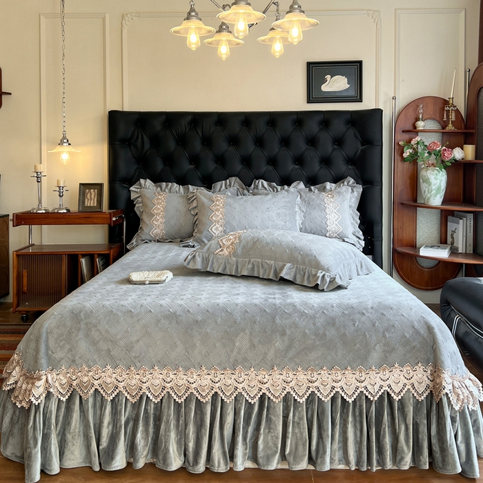 91家纺网 家纺一手货源 找家纺 （总）瑞宝 2025新款宝宝绒床盖床盖单件床盖单品单床盖床盖三件套-北欧风情