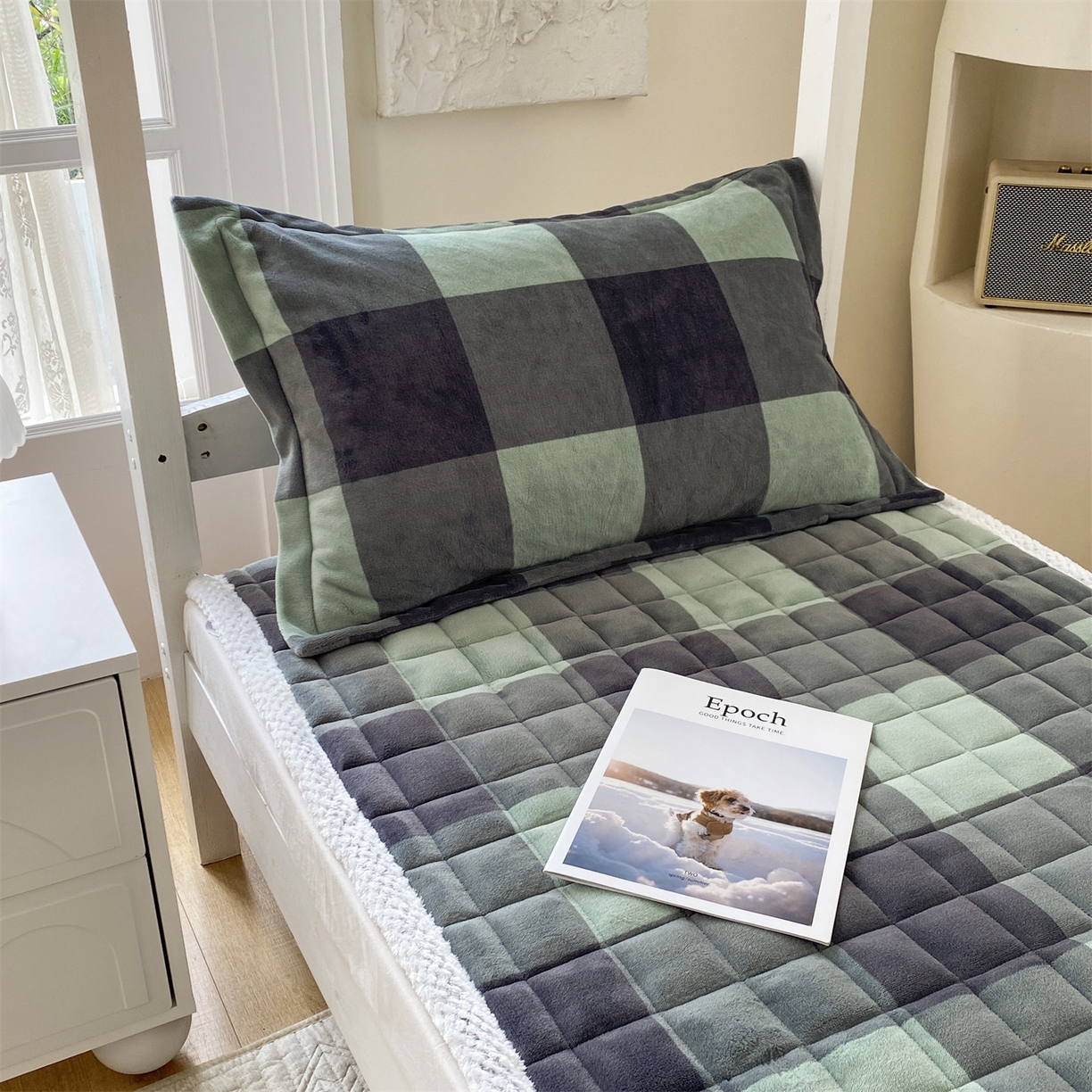 91家纺网 家纺一手货源 找家纺 （总）凌云家纺 2025新款230克加厚全消光牛奶绒宽边枕套单枕套单件枕套单品枕套