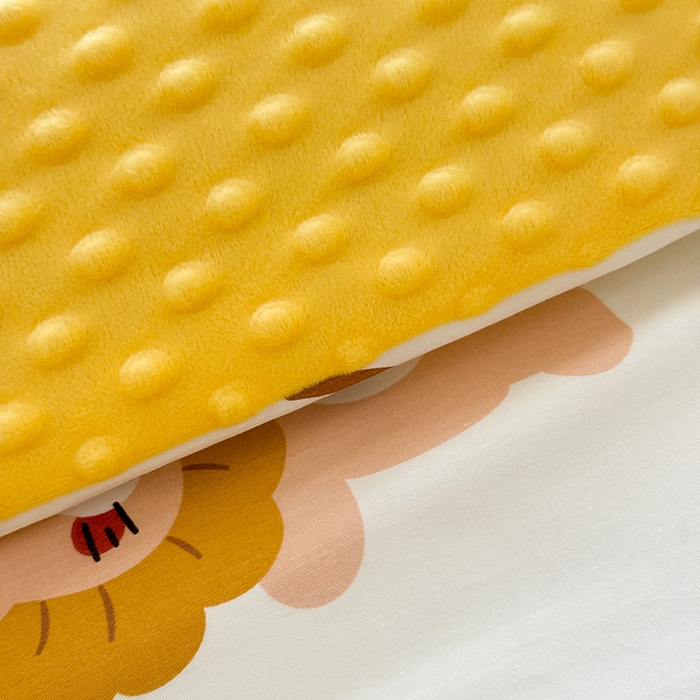 91家纺网 家纺一手货源 找家纺 2025新款3D触感全棉豆豆被儿童豆豆被春秋被冬被幼儿园被子 布拉乐园-可拆款