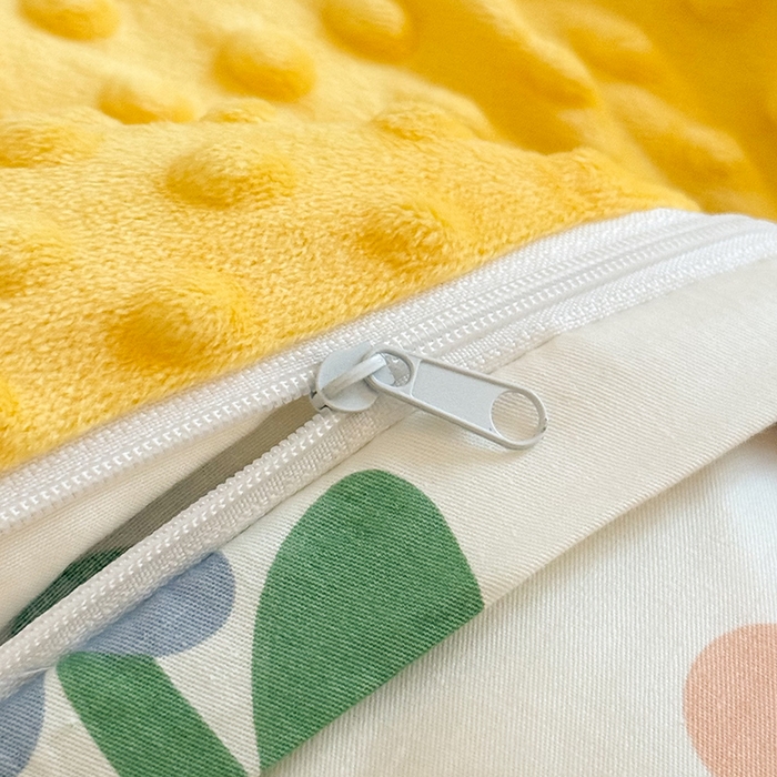 91家纺网 家纺一手货源 找家纺 2025新款3D触感全棉豆豆被儿童豆豆被春秋被冬被幼儿园被子 布拉乐园-可拆款