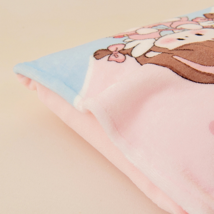 91家纺网 家纺一手货源 找家纺 鱼宝 2025新款毛巾绣牛奶绒被套被芯套件 小魔仙