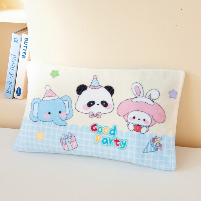 91家纺网 家纺一手货源 找家纺 鱼宝 2025新款毛巾绣牛奶绒被套被芯套件 游乐园