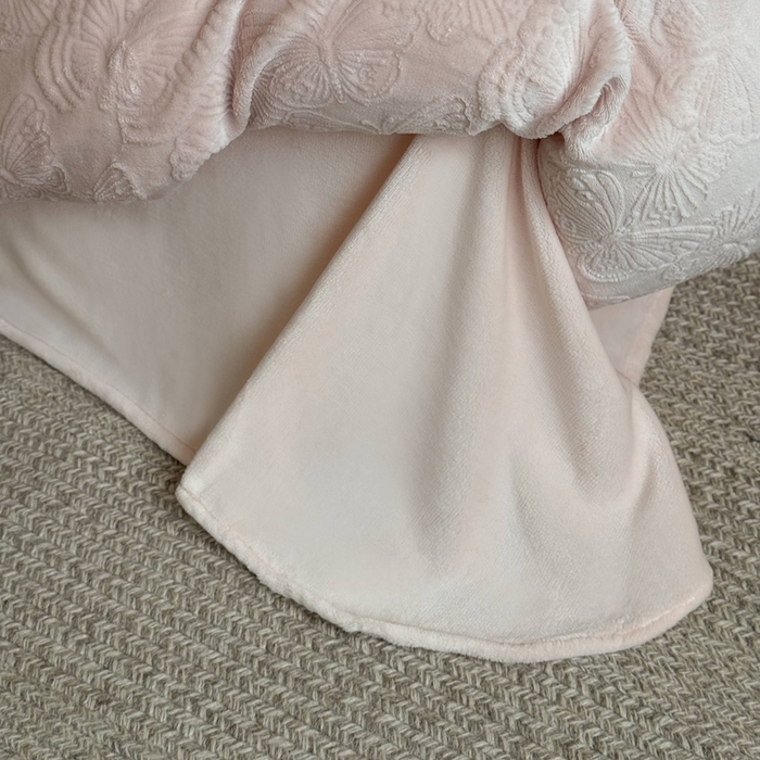 91家纺网 家纺一手货源 找家纺 鹿班家居 2025新款冬季高克重牛奶绒立体雕花系列四件套-云栖南岸 （标准会员-10元） 云栖南岸-粉色