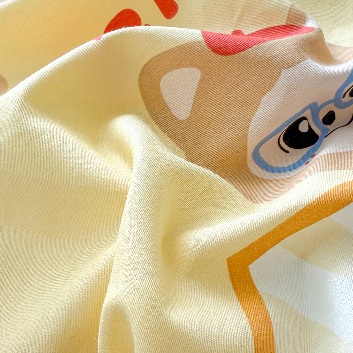 91家纺网 家纺一手货源 找家纺 红粉佳人家纺 2025新款12868纯棉系列全棉四件套 布布宝贝