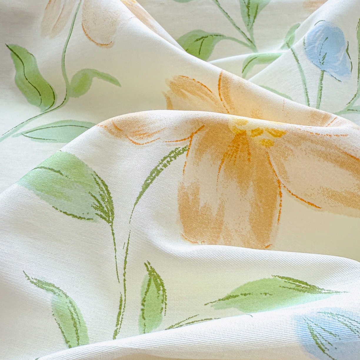 91家纺网 家纺一手货源 找家纺 红粉佳人家纺 2025新款12868纯棉系列全棉四件套 旷野听风