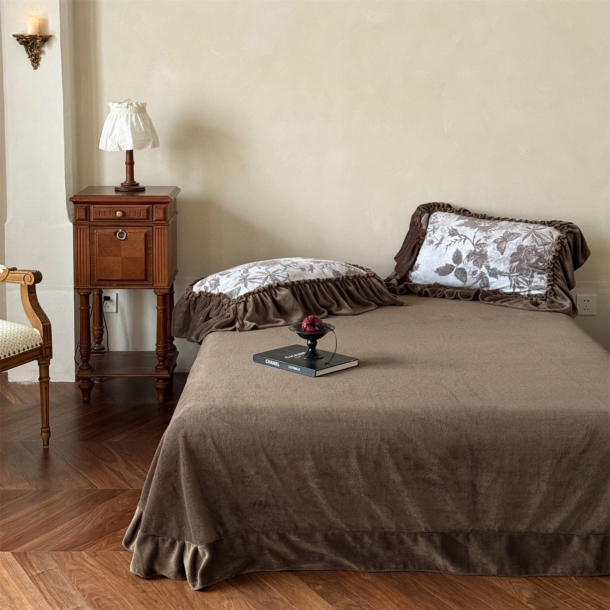 91家纺网 家纺一手货源 找家纺 （总）婳庭家居 2025新款牛奶绒四件套-彼得庄园