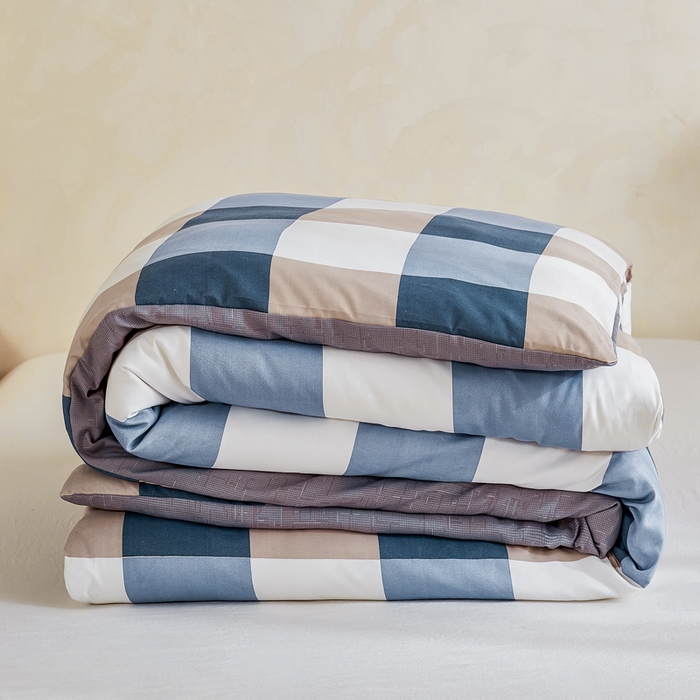 91家纺网 家纺一手货源 找家纺 萌飞 2025新款水洗棉可拆卸棉花被被子被芯 格局