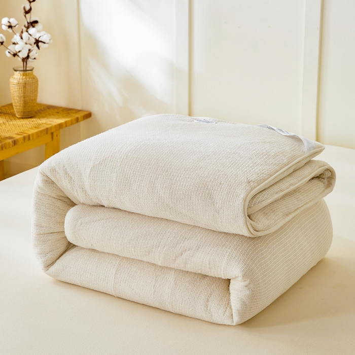 91家纺网 家纺一手货源 找家纺 萌飞 2025新款水洗棉可拆卸棉花被被子被芯 格局