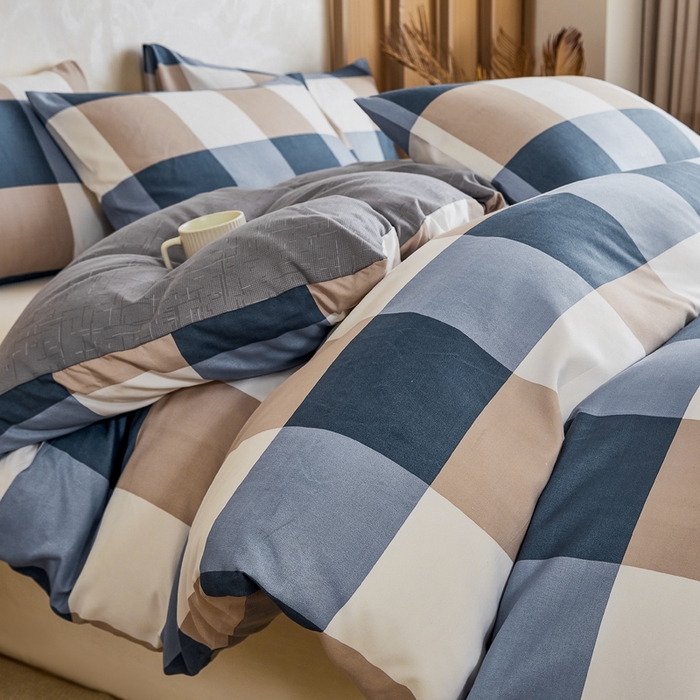 91家纺网 家纺一手货源 找家纺 萌飞 2025新款水洗棉可拆卸棉花被被子被芯 格局