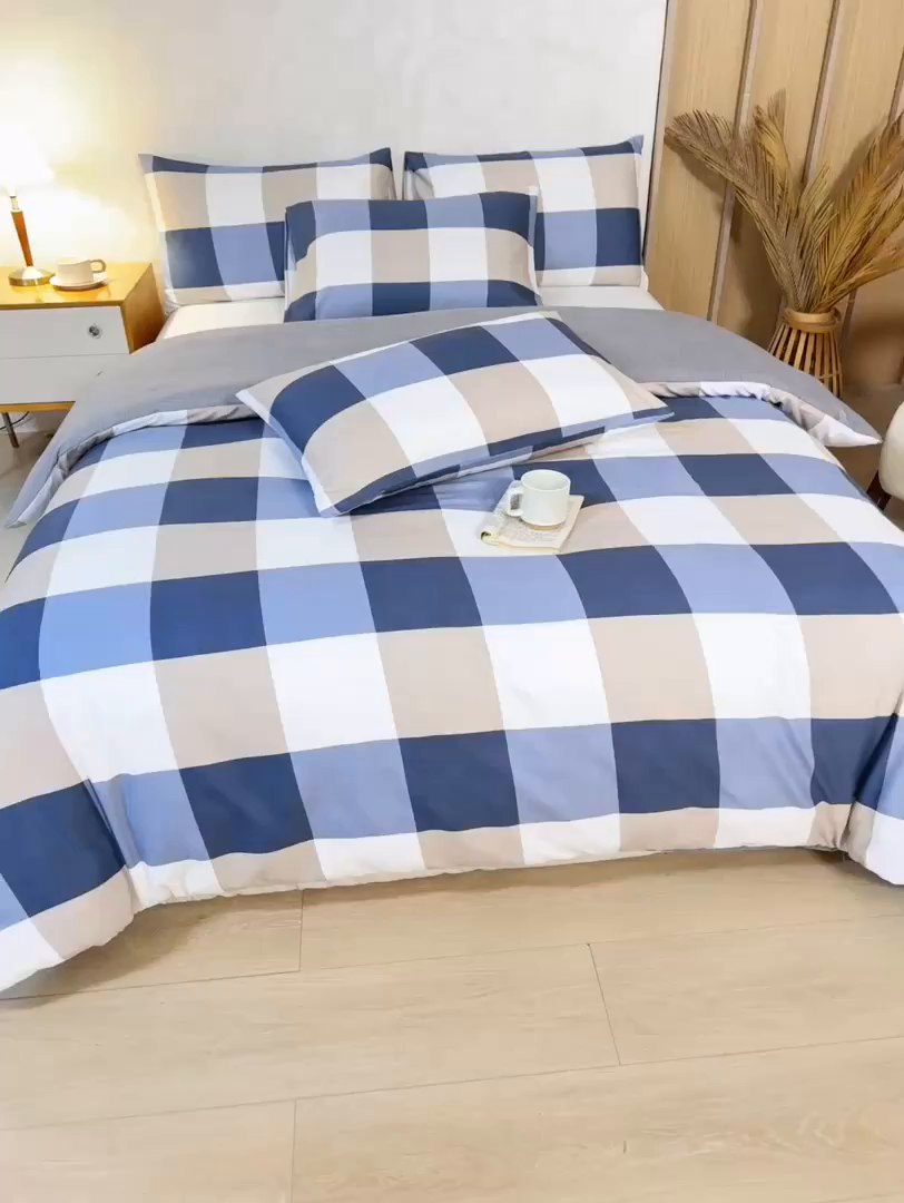 91家纺网 家纺一手货源 找家纺 萌飞 2025新款水洗棉可拆卸棉花被被子被芯 格局