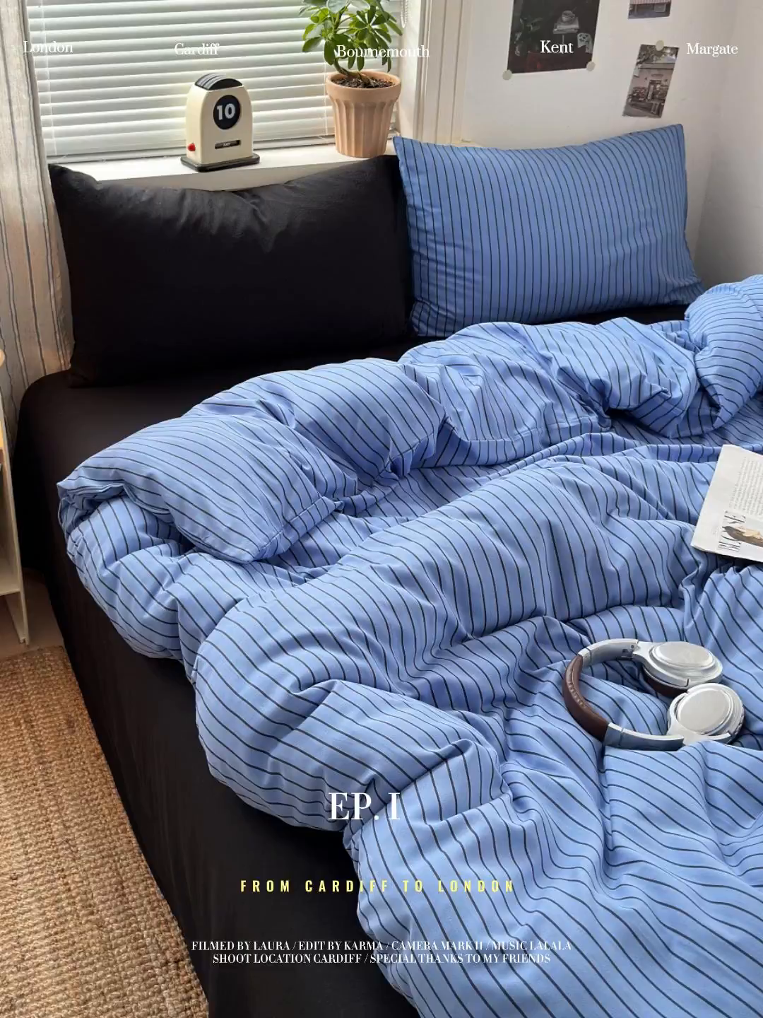 91家纺网 家纺一手货源 找家纺 尤米 2025新款中古风水洗棉四件套 夜幽黑茶