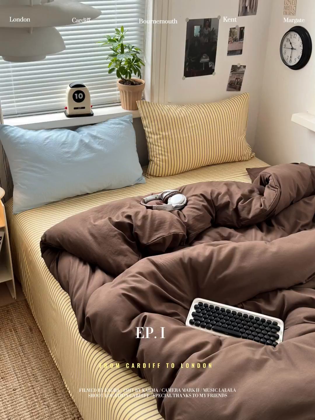 91家纺网 家纺一手货源 找家纺 尤米 2025新款中古风水洗棉四件套 栗子拿铁