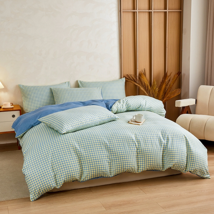 91家纺网 家纺一手货源 找家纺 萌飞 2025新款水洗棉可拆卸棉花被被子被芯 西诺斯-绿