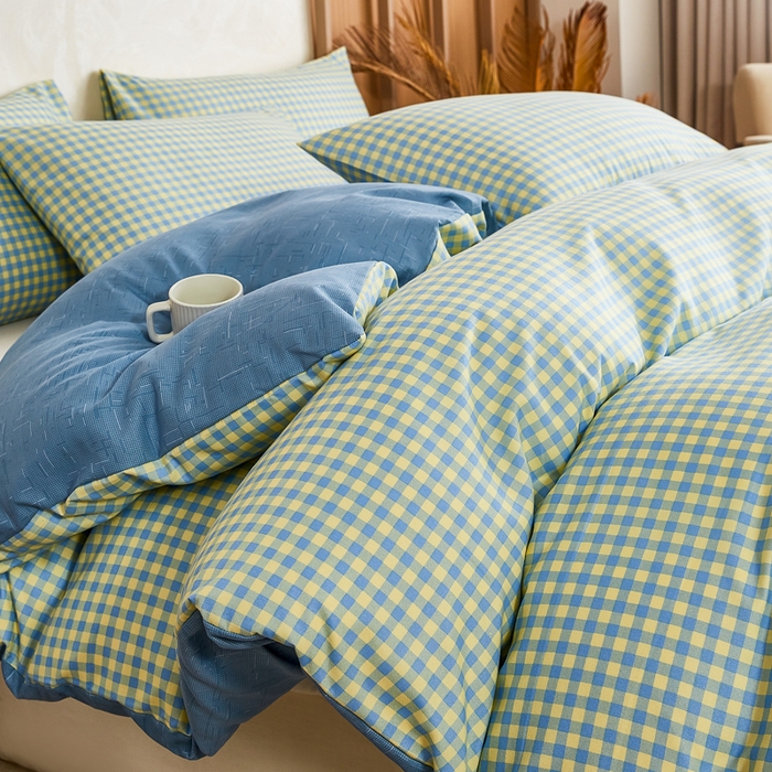 91家纺网 家纺一手货源 找家纺 萌飞 2025新款水洗棉可拆卸棉花被被子被芯 西诺斯-绿