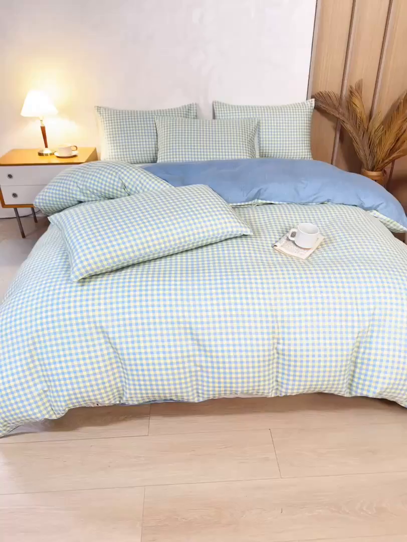 91家纺网 家纺一手货源 找家纺 萌飞 2025新款水洗棉可拆卸棉花被被子被芯 西诺斯-绿