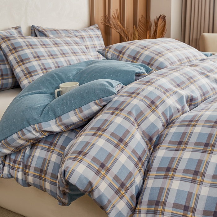 91家纺网 家纺一手货源 找家纺 萌飞 2025新款水洗棉可拆卸棉花被被子被芯 亚里士-兰