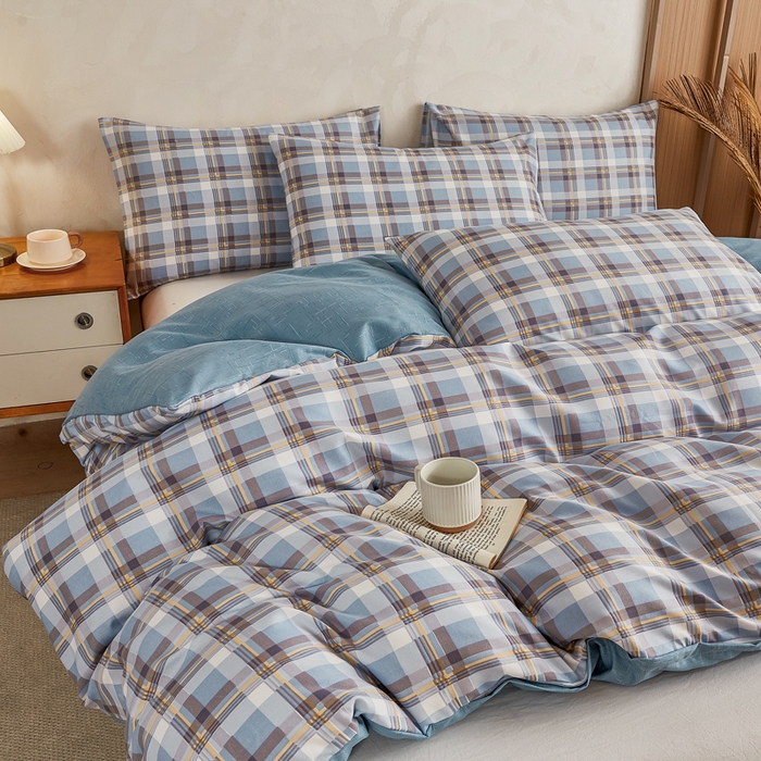 91家纺网 家纺一手货源 找家纺 萌飞 2025新款水洗棉可拆卸棉花被被子被芯 亚里士-兰