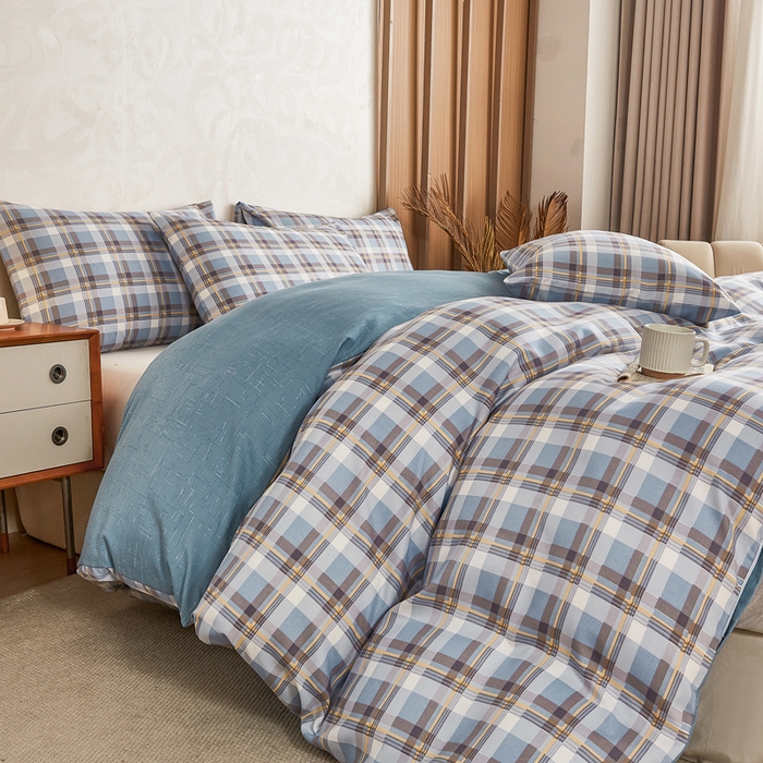 91家纺网 家纺一手货源 找家纺 萌飞 2025新款水洗棉可拆卸棉花被被子被芯 亚里士-兰