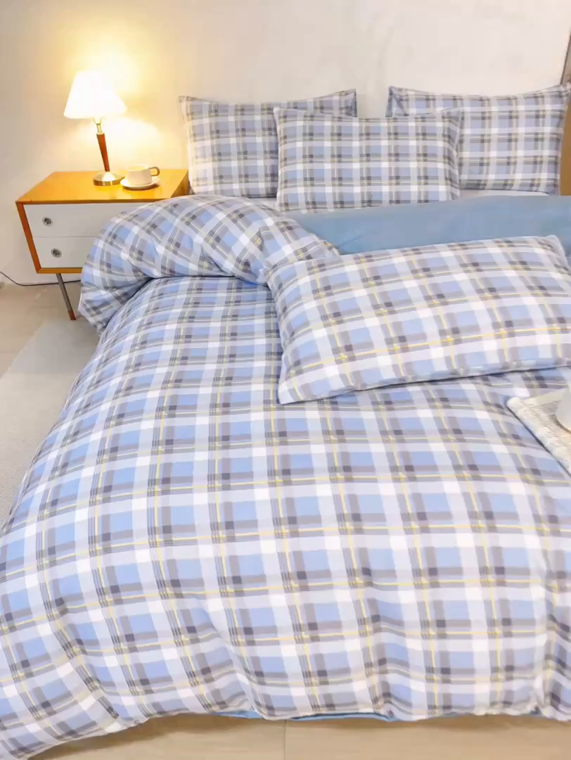 91家纺网 家纺一手货源 找家纺 萌飞 2025新款水洗棉可拆卸棉花被被子被芯 亚里士-兰