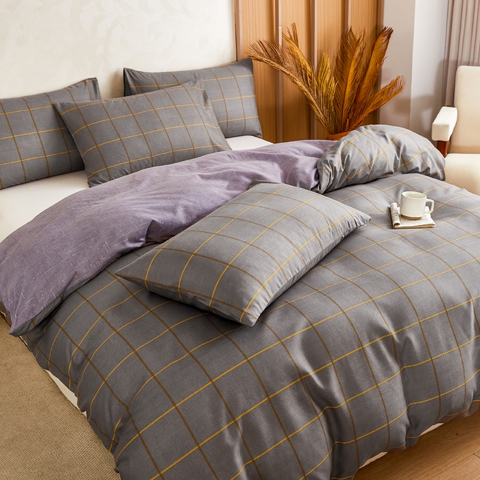 91家纺网 家纺一手货源 找家纺 萌飞 2025新款水洗棉可拆卸棉花被被子被芯 优可-灰