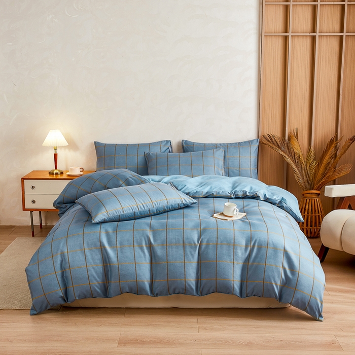 91家纺网 家纺一手货源 找家纺 萌飞 2025新款水洗棉可拆卸棉花被被子被芯 优可-兰