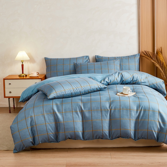 91家纺网 家纺一手货源 找家纺 萌飞 2025新款水洗棉可拆卸棉花被被子被芯 优可-兰