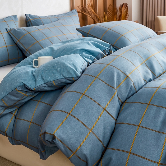 91家纺网 家纺一手货源 找家纺 萌飞 2025新款水洗棉可拆卸棉花被被子被芯 优可-兰