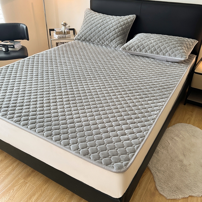 91家纺网 家纺一手货源 找家纺 （总）丽诺床垫 2025新款德芙绒抗菌保暖床垫