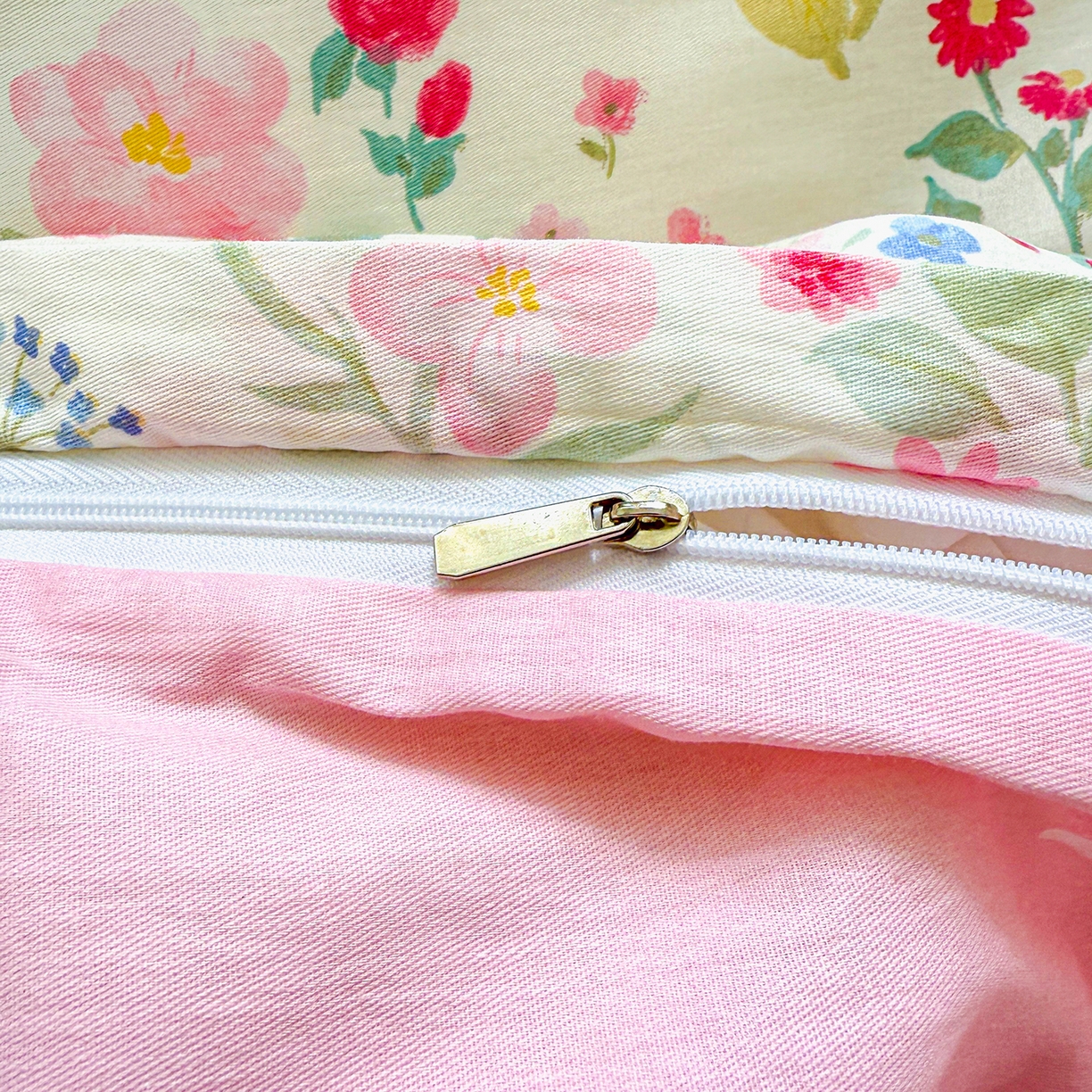 91家纺网 家纺一手货源 找家纺 红粉佳人家纺 2025春夏新款全棉纯棉12868纯棉单被套 花香