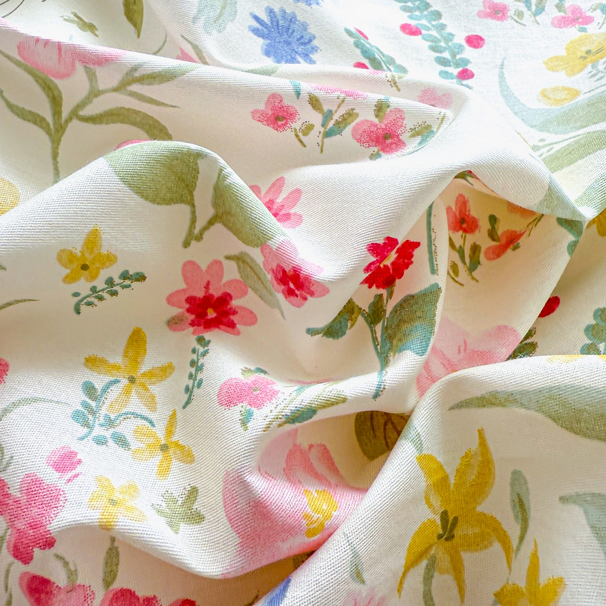 91家纺网 家纺一手货源 找家纺 红粉佳人家纺 2025春夏新款全棉纯棉12868纯棉单被套 花香